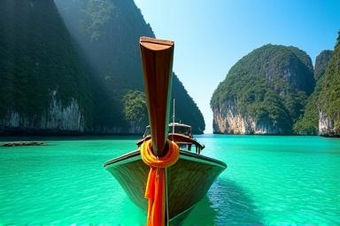 Thai longtail boat